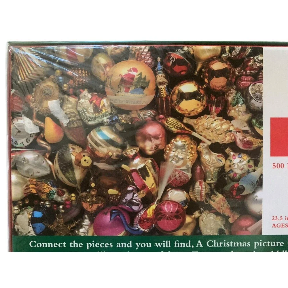 I SPY Christmas Family Style Puzzle 500 Pieces Scholastic Small Med & Lg Pieces